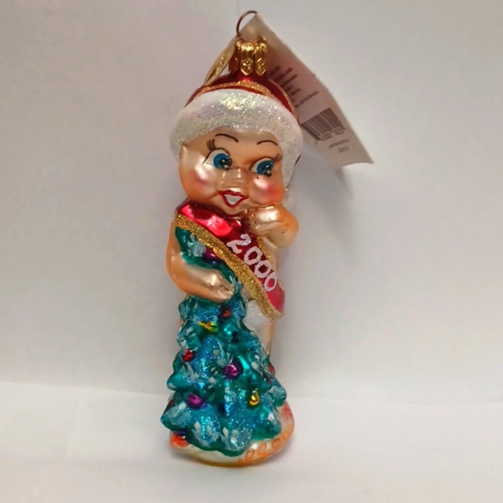 Christopher Radko Christmas Kewpie 2000 ornament